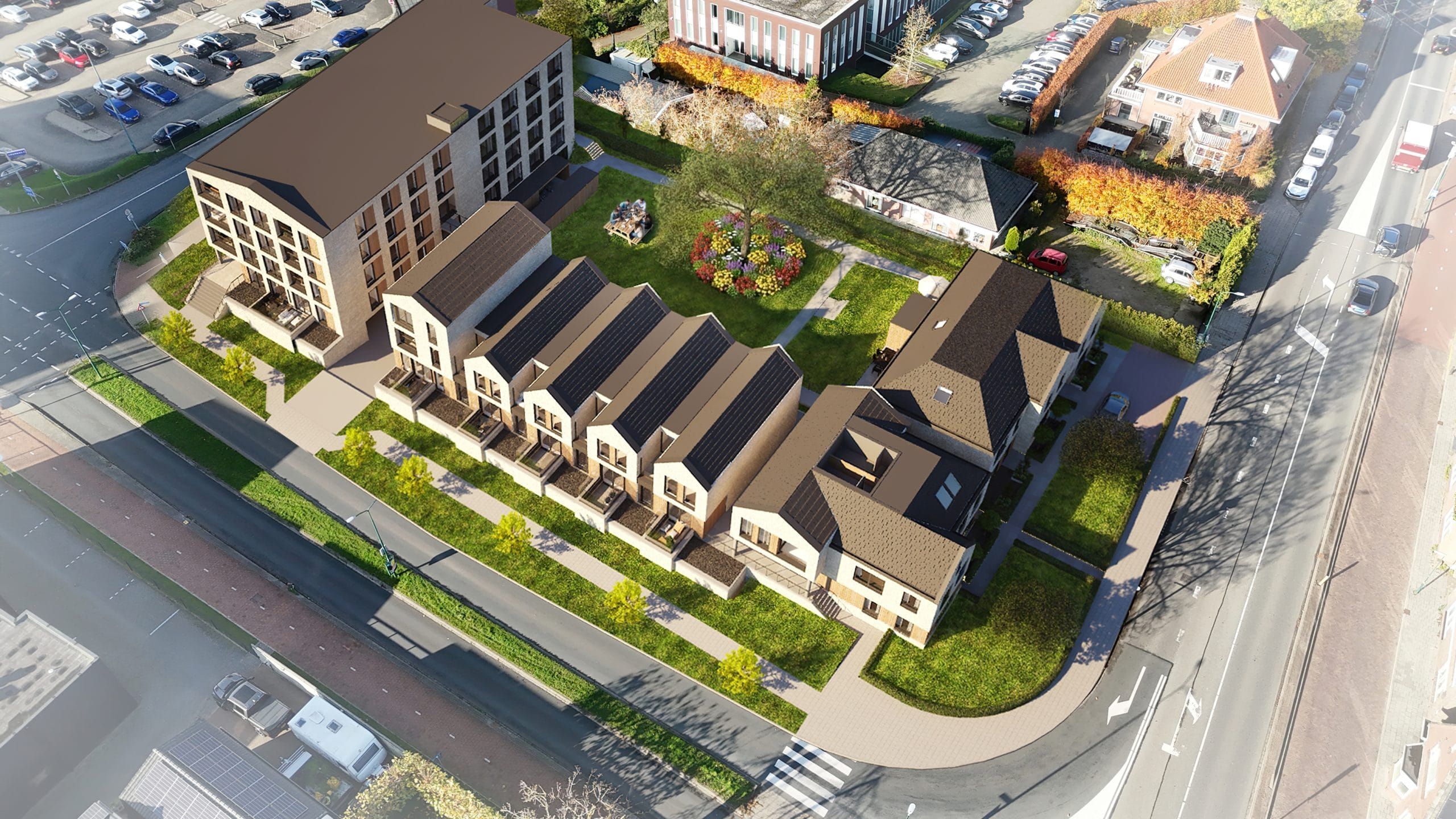 bunnik vogelvlucht impressie fort burbank schoudermantel